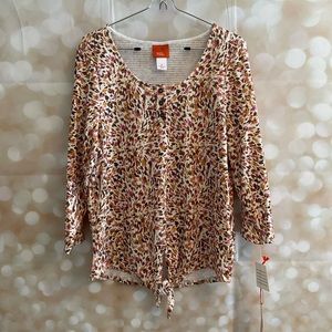 Hearts Of Palm Knot Blouse